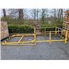 Image 1 : LARGE METAL GLASS RACK LOCATED OUTSIDE