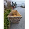 Image 2 : LARGE ROLLING WOODEN BIN