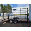 Image 2 : 2014 TUFF TRAILER 16' TANDEM AXLE, TILT DECK, FLATDECK TRAILER VIN # 1T9CF5B6XFL952094