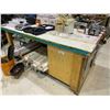 Image 1 : LARGE WOODEN WORK BENCH, 4' X 8'