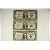 Image 1 : 3-1935-A $1 SILVER CERTIFICATES BLUE SEALS