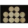 Image 1 : 10 ($1 FACE) ASSORTED SILVER ROOSEVELT DIMES