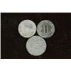 Image 2 : 3 ZINC GERMAN COINS WITH SWASTIKAS 2-1 PFENNIGS &
