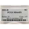 Image 3 : 2002-D JEFFERSON NICKEL PCGS MS64 FS