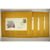 Image 2 : 4 ASSORTED 1ST DAY ISSUE ENVELOPES WITH STAMPS
