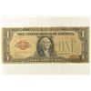 Image 1 : FUNNY BACK 1928 $1 RED SEAL NOTE