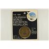 Image 2 : 1984 LOUISIANA WORLD EXPO MEDALLION 1 1/2''