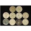 Image 2 : 10 ASSORTED 1959-1966 MEXICO .100 SILVER PESOS