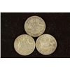 Image 1 : 1938, 1941 & 1943 AUSTRALIA SILVER 6 PENCE