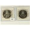 Image 2 : 2-COLORIZED ELVIS PRESELY KENNEDY HALF DOLLARS
