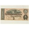 Image 1 : 1864 CONFEDERATE STATES OF AMERICA $5 UNC