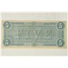 Image 2 : 1864 CONFEDERATE STATES OF AMERICA $5 UNC