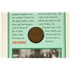 Image 2 : 1909-VDB LINCOLN CENT EXTRA FINE ON INFO CARD