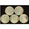 Image 1 : 5 ASSORTED 1967-1968 40% SILVER JOHN F. KENNEDY'S