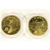 Image 1 : 2-1991 MARSHALL ISLANDS BRASS $10 BRILLIANT UNC'S