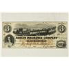 Image 1 : 1838 STATE OF MICHIGAN $3 NOTE LEGAL TENDER