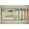 Image 2 : 4 ASSORTED VINTAGE STOCK CERTIFICATES THE