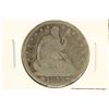 Image 1 : 1853 SEATED LIBERTY HALF DOLLAR SCRATCHED