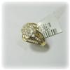 Image 3 : Genuine Diamond Ring Gold Flower Size 7 7.5 8 6