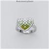 Image 1 : Swarovski Crystals Sterling Silver RING SOLID NEW