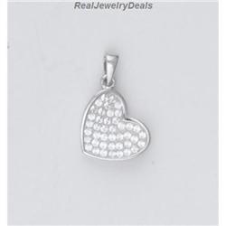 Swarovski Crystals Sterling Silver Pendant NEW BIG