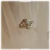 Image 3 : WHITE GOLD DIAMOND RING FILIGREE WIDE Size6.5