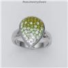 Image 1 : Swarovski Crystals Sterling Silver RING Solid NEW