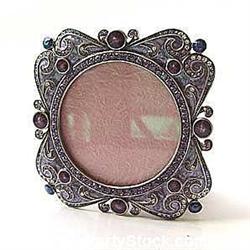 FRENCH PICTURE FRAME GOLD SWAROVSKI CRYSTALS