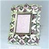 Image 1 : TINY PHOTO FRAME GOLD SWAROVSKI CRYSTAL GREEN
