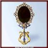 Image 1 : 24K GOLD SWAROVSKI CRYSTALS MIRROR ON STAND NEW