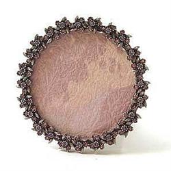 GOLD SWAROVSKI CRYSTALS LAVENDER WREATH FRAME