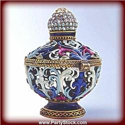 GOLD MOROCCAN BLUE BOX NEW SWAROVSKI CRYSTAL JEWELRY