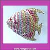 Image 1 : TROPICAL FISH PIN BROOCH GOLD SWAROVSKI CRYSTALS