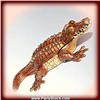 Image 1 : GOLD CRYSTAL BOX NEW CROCODILE ALLIGATOR BOYS