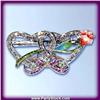 Image 1 : HEARTS SWAROVSKI CRYSTAL BUSINESS CARD HOLDER