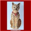 Image 1 : KITTY CAT GOLD SWAROVSKI CRYSTALS! BROOCH PIN