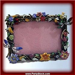 GOLD SWAROVSKI CRYSTAL PHOTO FRAMEP-52