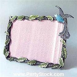 BIRD 3D PHOTO FRAME GOLD SWAROVSKI CRYSTALS