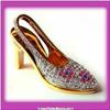 Image 1 : HIGH HEEL CRYSTALSBUSINESS CARD HOLDER SHOE