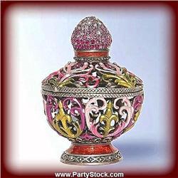 GOLD MOROCCAN PINK BOX NEW SWAROVSKI CRYSTAL JEWELRY