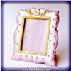 Image 1 : GOLD BABY PINK SWAROVSKI CRYSTAL PHOTO FRAMEP-06 PK