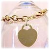 Image 1 : ITALIAN SOLID 14K GOLD HEART CHARM BRACELET 7" 8G