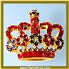 Image 1 : ROYAL CROWN PIN BROOCH GOLD SWAROVSKI CRYSTAL