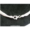 Image 2 : SOLID 14K White Gold Necklace Chain 9 Strand 18"