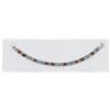 Image 1 : Stainless Steel Magnetic Bracelet Colorful Stones