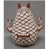Image 3 : NATIVE AMERICAN ZUNI POTTERY OWL  SIGNED Q K