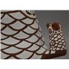 Image 8 : NATIVE AMERICAN ZUNI POTTERY OWL  SIGNED Q K