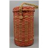 Image 2 : NATIVE AMERICAN PENOBSCOTT BASKETRY CONTAINER