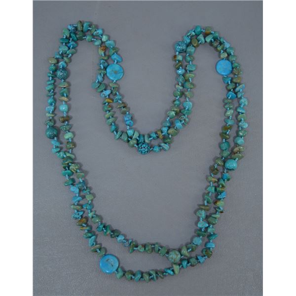 TURQOUSE NUGGET NECKLACE