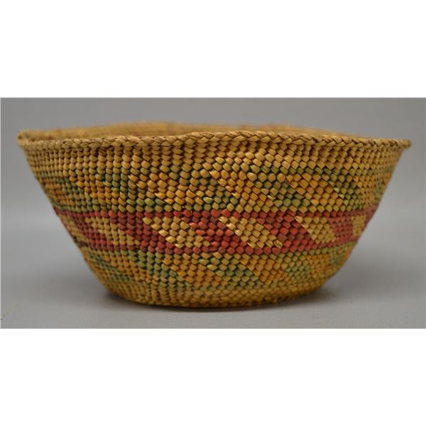 NATIVE AMERICAN MAKAH BASKETRY BOWL